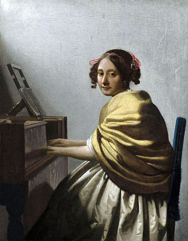 Young Woman Seated at the Virginal